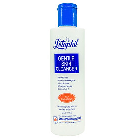Sữa rửa mặt ngừa mụn Lotuphil 250ml - Hàng Chính Hãng hợp da nhờn, da khô, da nhạy cảm