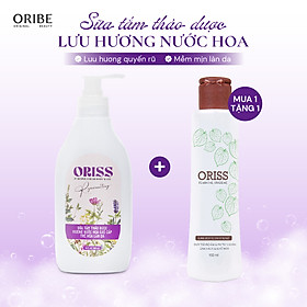 Sữa tắm thảo dược Oriss hương nước hoa chăm sóc da mịn màng dưỡng ẩm da 300ml