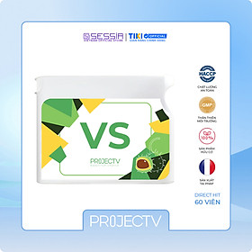 Thực Phẩm Sức Khỏe VS Direct Hit - Tĩnh Mạch Khỏe Mạnh - PROJECT V - Hộp 60 Viên - Xuất xứ Pháp, Hàng Chính Hãng