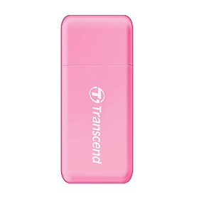 Đầu Đọc Thẻ Nhớ Transcend TS-RDF5 màu hồng - USB 3.1 - Hàng chính hãng 