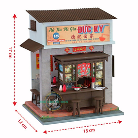 MÔ HÌNH TỰ LẮP RÁP DIY SÀI GÒN XƯA VÀ NAY - HỦ TÍU MÌ GIA - AD08