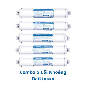 [Combo] Bộ 5 Lõi Lọc chức năng Daikiosan - Hàng chính hãng - Cung cấp khoáng chất cần thiết