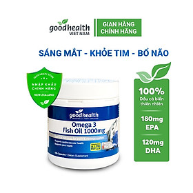 Thực phẩm chức năng Goodhealth Omega 3 Fish Oil 1000mg (150 Viên) - Nhập khẩu New Zealand