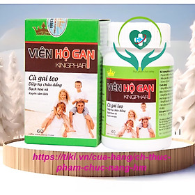 Viên hộ gan Kingphar  - Hộp 60 Viên -Giúp tăng cường chức năng giải độc gan và bảo vệ tế bào gan.