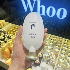 Bộ Tẩy Da Chết Và Sữa Rửa Mặt Whoo Gongjinhyang Seol Brightening Peeling Gel 100ml