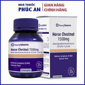Viên hỗ trợ suy giãn tĩnh mạch Henry Blooms Horse Chestnut 1500ml 30 viên