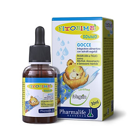 Pharmalife Fitobimbi SONNO giúp bé ngủ ngon, sâu giấc, Lọ nhỏ giọt 30ml