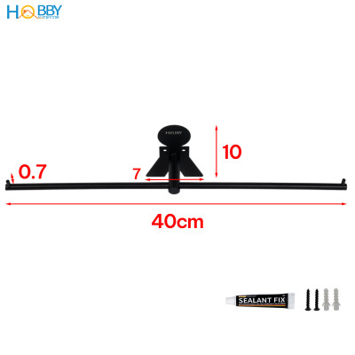 Giá treo móc phơi quần áo kẹp cho gọn inox 304 Hobby home decor GPM5