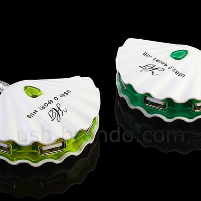 Hub 4 Cổng USB 2.0 Chuyên Dùng Cho Máy Tính. USB Mother of Pearl 4-Port Hub (Màu Sắc, Kiểu Dáng Giao Ngâu Nhiên) - Hàng Chính Hãng