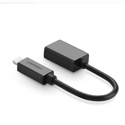 Cáp Mini USB 2.0 OTG 20Cm cắm cổng USB của xe hơi Ugreen 10383 - hàng chính hãng