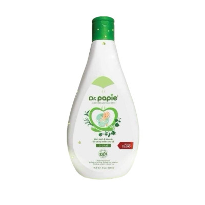 Nước tắm gội thảo dược cho bé Dr.Papie chai 500ml