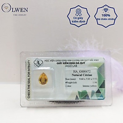 Viên đá thạch anh vàng (Citrine) thiên nhiên_HA-G000472