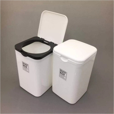 Thùng rác nhựa mini Yamada Dust Box + 01 Bộ chổi & xẻng hót rác Mini Echo Metal - Hàng nội địa Nhật Bản (Giao màu ngẫu nhiên)