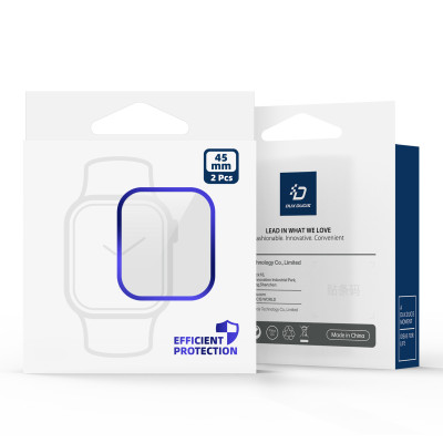 Miếng Dàn Màn Hình Dux Ducis Dành Cho Apple Watch 10/ 9 / 8 / 7 / 6 / 5 / 4 / SE / SE 2, Chất liệu PMMA, bộ 2 miếng_ Hàng chính hãng