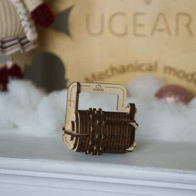 Mô hình Gỗ cơ khí - Ugears Combination lock - Ổ khóa Davinci, hàng chính hãng UGEARS, nhập khẩu nguyên bộ từ EU, mô hình lắp ráp 3D, đồ chơi trí tuệ DYI