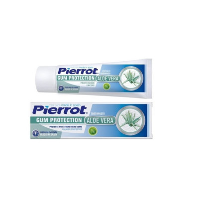 [ Mua 2 tặng 1 bàn chải ] Kem đánh răng bảo vệ nướu chiết xuất lô hội PIERROT 75ml