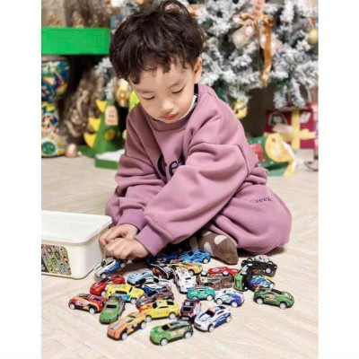 Bộ Ô Tô Đồ Chơi Mini Hộp 30 Xe, Thùng Đựng Có Quai Xách, Nhiều Màu Sắc – Đồ Chơi Phát Triển Kỹ Năng Cho Trẻ Em - HÀNG CHÍNH HÃNG MINIIN