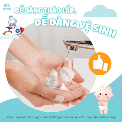 MÁY HÚT MŨI TRẺ EM CHIBÉ Plus - Máy hút mũi cầm tay CHI BÉ