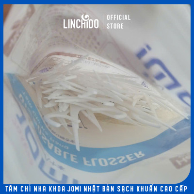 Tăm chỉ nha khoa JOMI Nhật Bản sạch khuẩn cao cấp Gói 80 chiếc