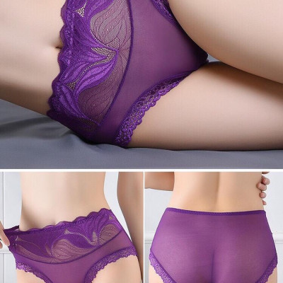 combo 5 chiếc quần lót ren fom to cạp cao giao màu ngẫu nhiên 