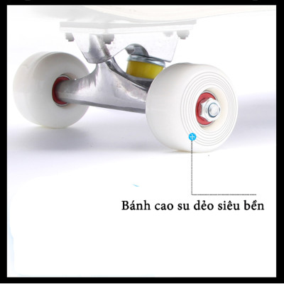Ván Trượt Cỡ Lớn Mặt Nhám 80cm Bánh Cao Su Đạt Chuẩn Thi Đấu Hàng Chính Hãng Đại Nam Sport