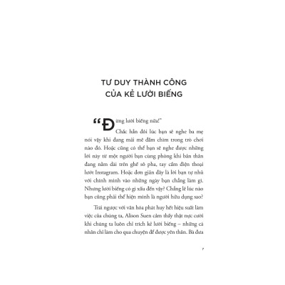 Tư Duy Thành Công Của Người Lười Biếng