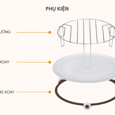 Lò Vi Sóng Có Nướng BlueStone MOB-7833 ( 25 Lít) - Hàng chính hãng
