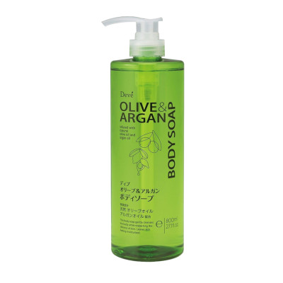 Sữa Tắm Dưỡng Sáng Mịn Da Sạch Sâu Deve Olive & Argan Body Soap (130 G)