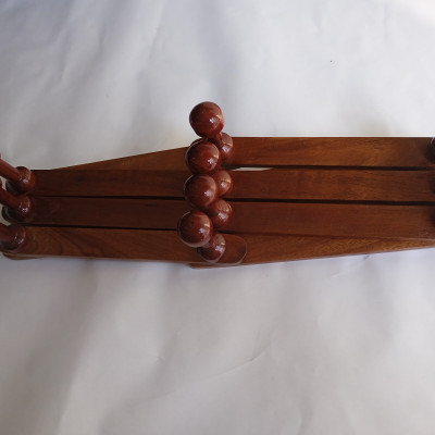 Giá treo quần áo gỗ NH HOME hình quả trám 10 móc 