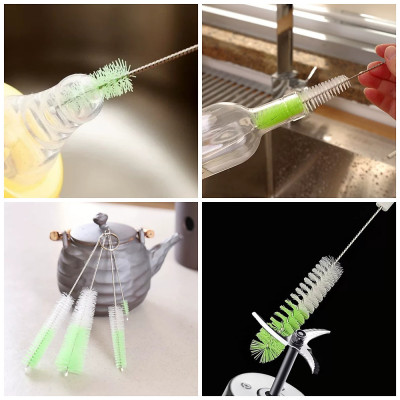 Bộ dụng cụ cọ rửa bình nước nhà bếp KM-2012 hàng Nhật