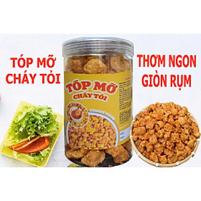[Combo 2 Hũ] Tóp mỡ cháy tỏi ớt giòn tan hiệu SK FOOD - mỗi hũ 100g