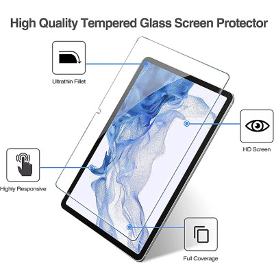 Miếng dán kính cường lực Cho SamSung Galaxy Tab A9 và Tab A9 Plus độ cứng 9H – Hàng nhập khẩu