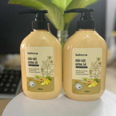 Dầu Gội Gừng  Công nghệ sinh học Kích Mọc Tóc Bell Home 500ml