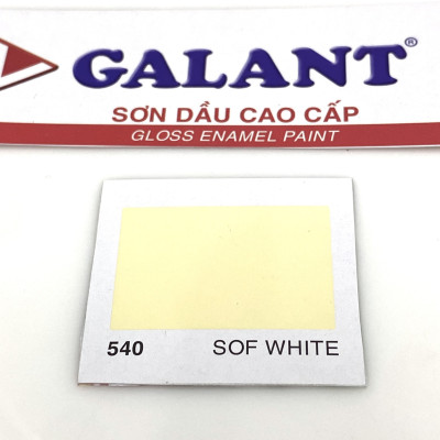 Sơn dầu Galant màu Sof White 540_ 0.8L