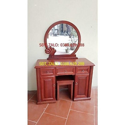 Bàn trang điểm 5 ngăn xoan đào