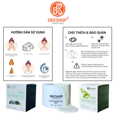 Gel Lột Mụn Than Tre Hoạt Tính OKESHOP 30ml - Giải Pháp Loại Bỏ Mụn Đầu Đen - Mụn Cám - Bạ Nhờn - Làm Sạch Sâu Và Thu Nhỏ Lỗ Chân Lông