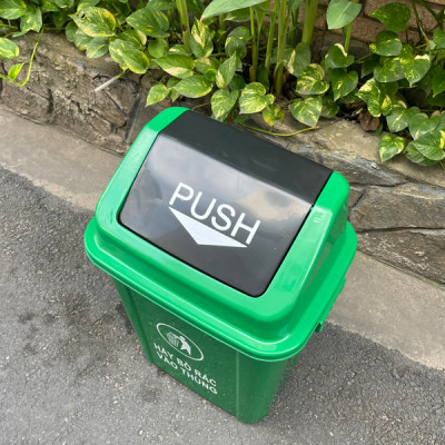 THÙNG RÁC NHỰA 20 LÍT NẮP BẬP BÊNH