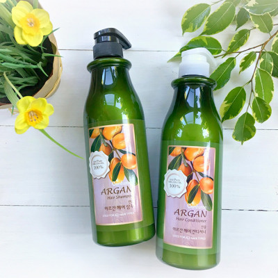 Dầu xả Confume Argan Oil Hair tinh chất thảo dược Hàn Quốc 750ml + Móc khóa