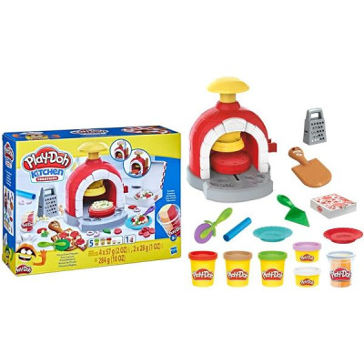 Bộ Đồ Chơi Bột Nặn Máy Làm Bánh Pizza Vui Nhộn - Playdoh F4373 (15 Chi Tiết)