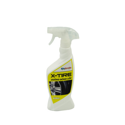 DUNG DỊCH DƯỠNG VÀ LÀM MỚI, LÀM ĐEN LỐP Ô TÔ, XE MÁY EKOKEMIKA X-TIRE 600ML DÀNH CHO CHỦ XE