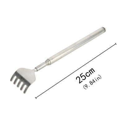 (Xả Rẻ Lấy 5*) Cây gãi lưng inox tùy chỉnh rút gọn chiều dài 52cm gãi ngứa hình bàn tay loại tốt (có hàng sẵn) Loại Xịn