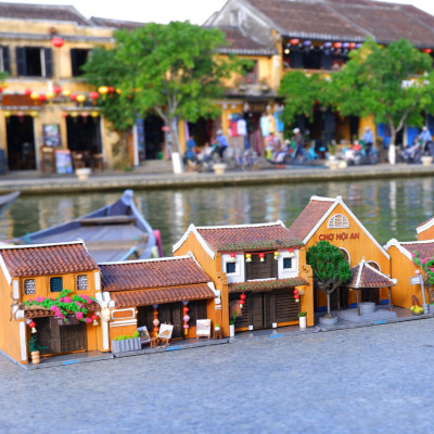 Mô Hình Tự lắp ráp DIY Hội An- HA164-02 HIỆU TRANH 182