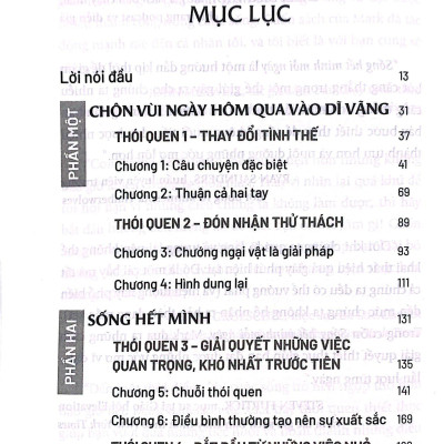 Sống Hết Mình Mỗi Ngày - 7 Thói Quen Giúp Bạn Hạnh Phúc Và Thành Công