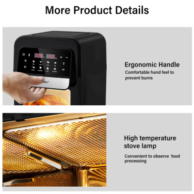 Nồi chiên không dầu điện tử dung tích 7 Lít nhãn hiệu Biolomix mã AF536 - HÀNG NHẬP KHẨU