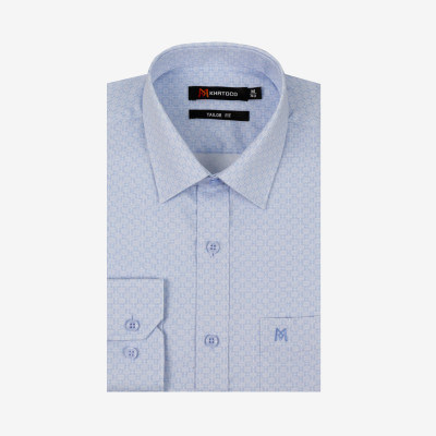 Áo sơ mi nam dài tay caro Khatoco A1MD538T1-CNCR721-2701-D