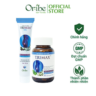 Combo Co Búi Trĩ Trimax Dân Khang (1 Viên Uống Và 1 Gel) Giảm Đau Rát Săn Se Búi Trĩ Ngừa Trĩ Tái Phát