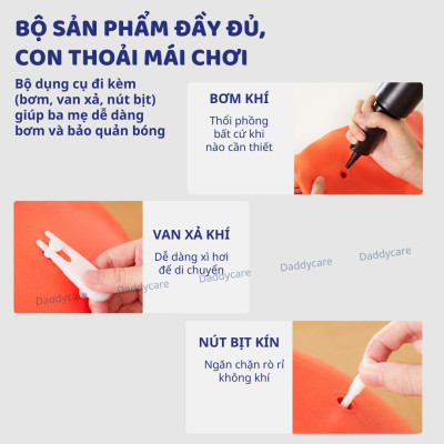 Bóng hơi cho bé hình thú nhún Mideer Sensory Training Bounce Ball