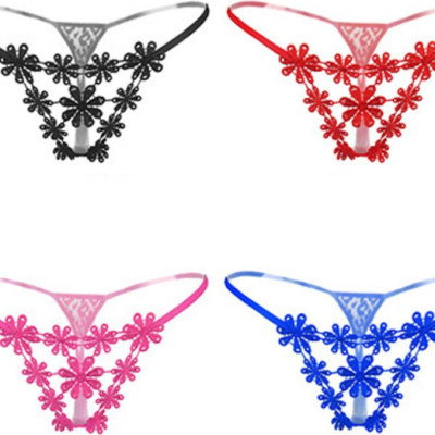  Quần lót nữ hình hoa - Màu xanh biển