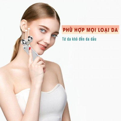 Máy Nâng Cơ 2 Chức Năng Face Và Body Nikio NK-125 - Massage EMS Săn Chắc Da Toàn Thân Và Tạo Cằm Vline