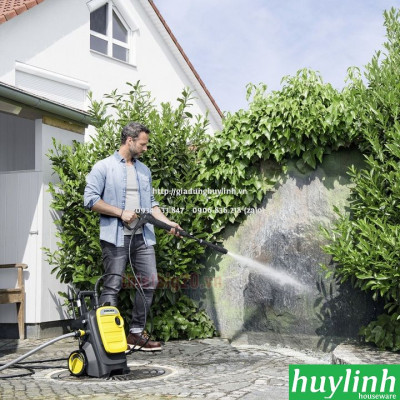 Máy xịt rửa xe cao áp Karcher K5 Compact EU - Sản xuất tại Italy - Motor cảm ứng từ - Hàng chính hãng